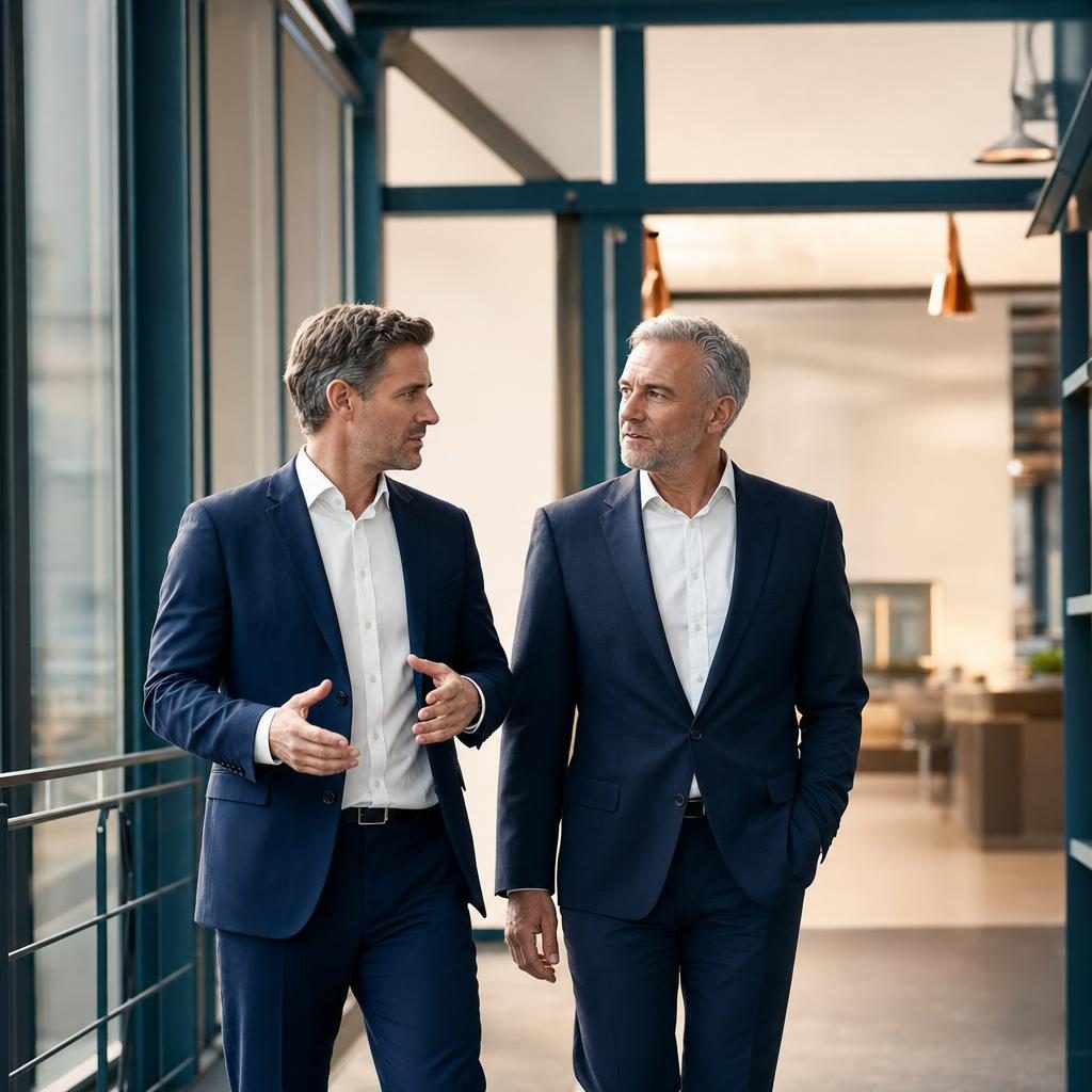 Besprechung im Führungskreis