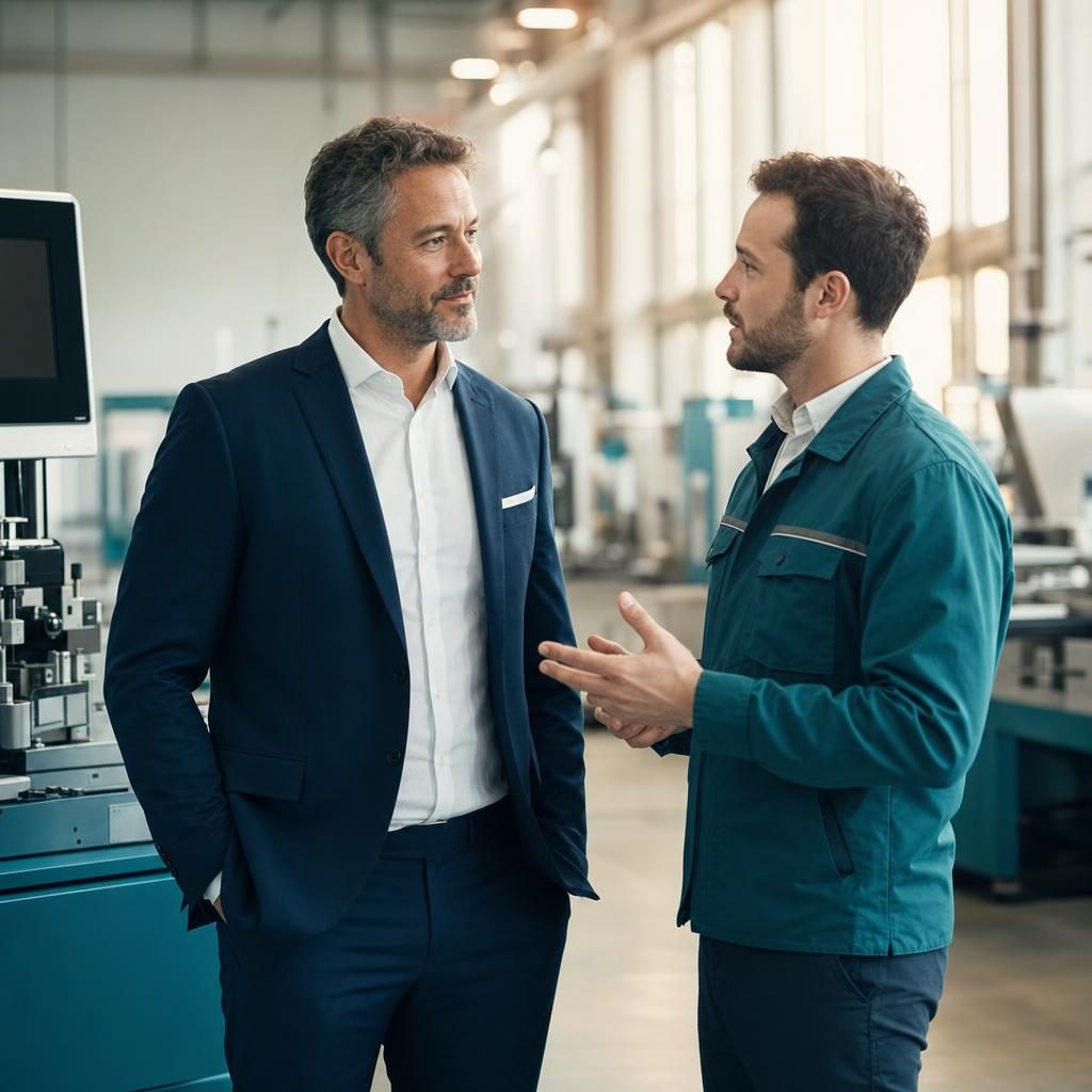 Führungskraft in der Produktion