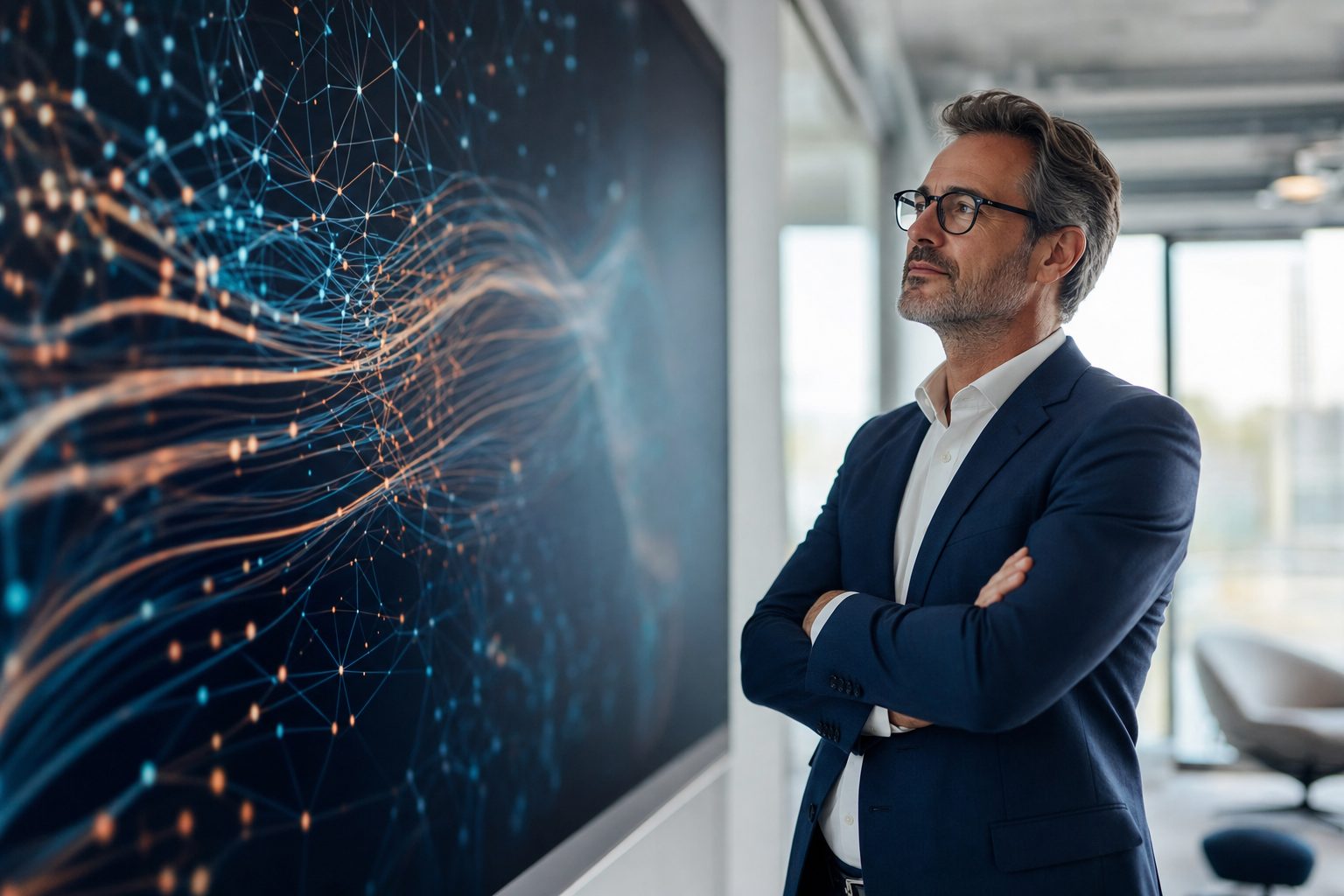 Arbeit mit digitalen Anwendungen im Unternehmen